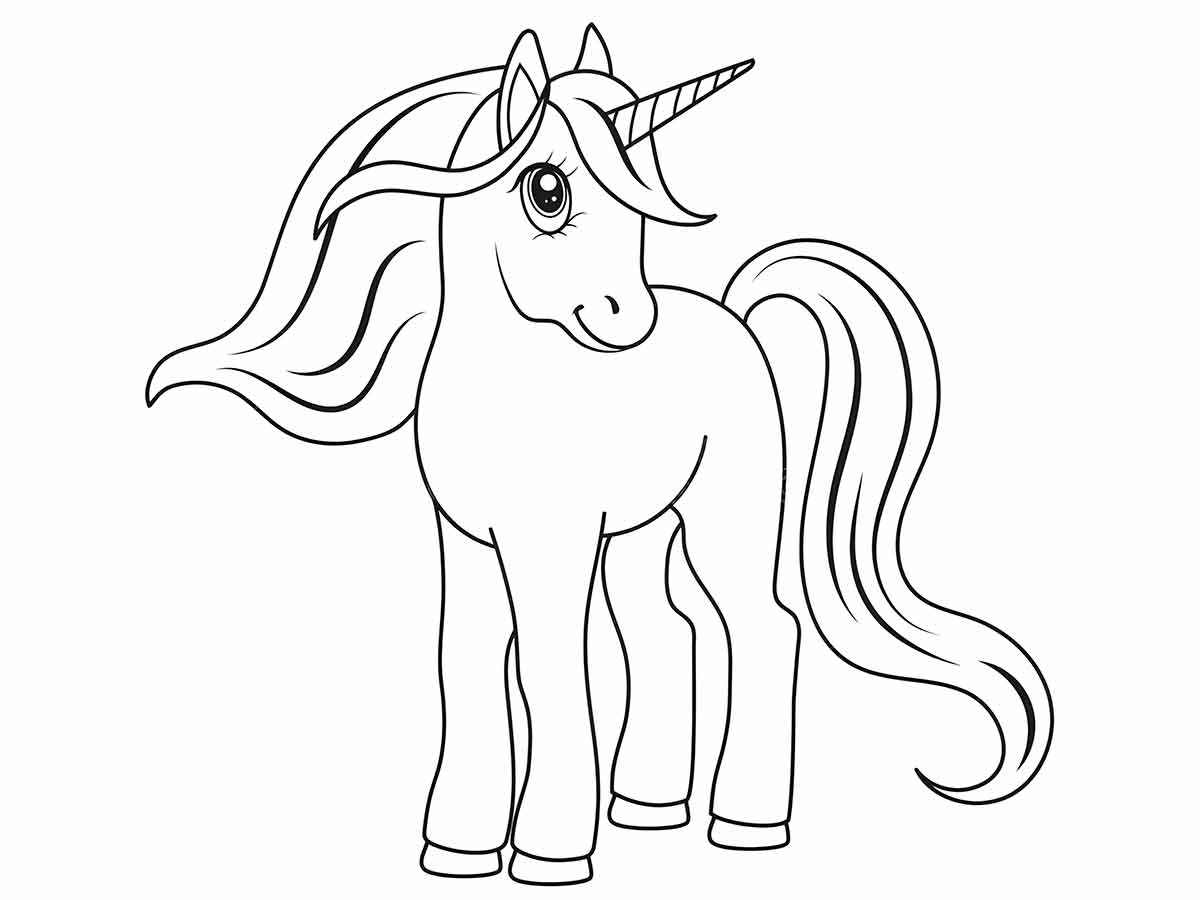 unicornio para colorir 34