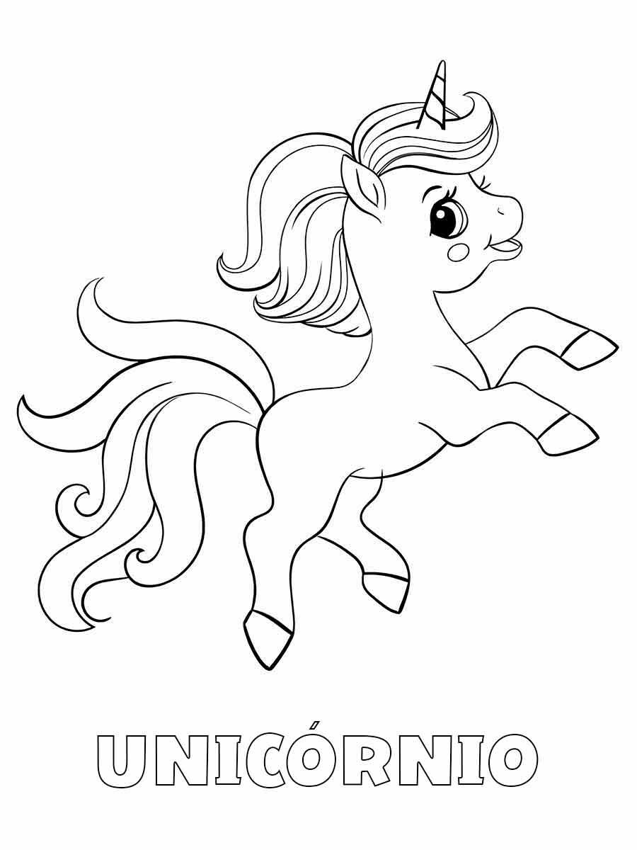 unicornio para colorir 4