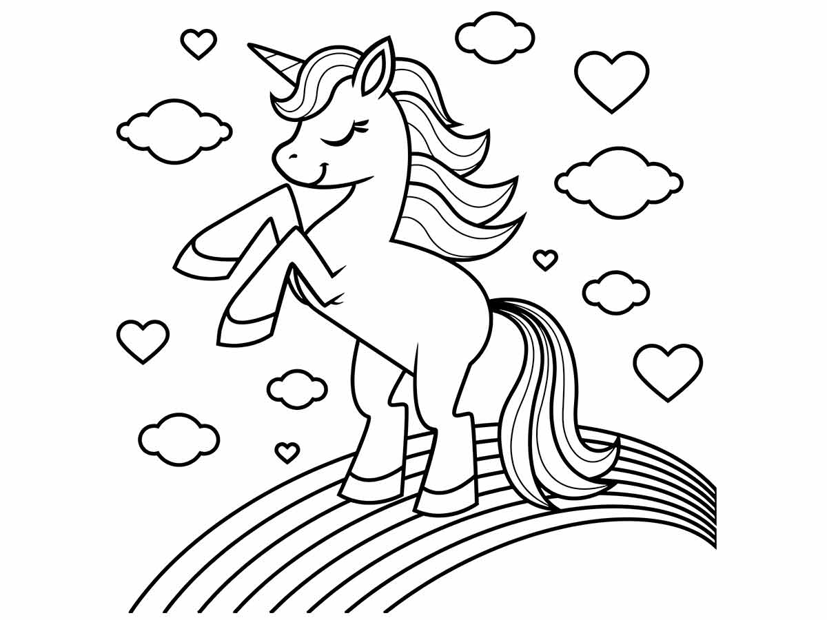 unicornio para colorir 47