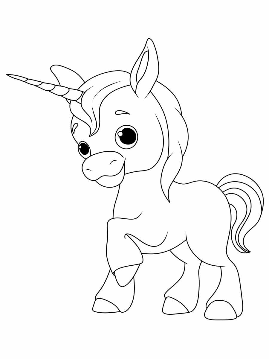 unicornio para colorir 5