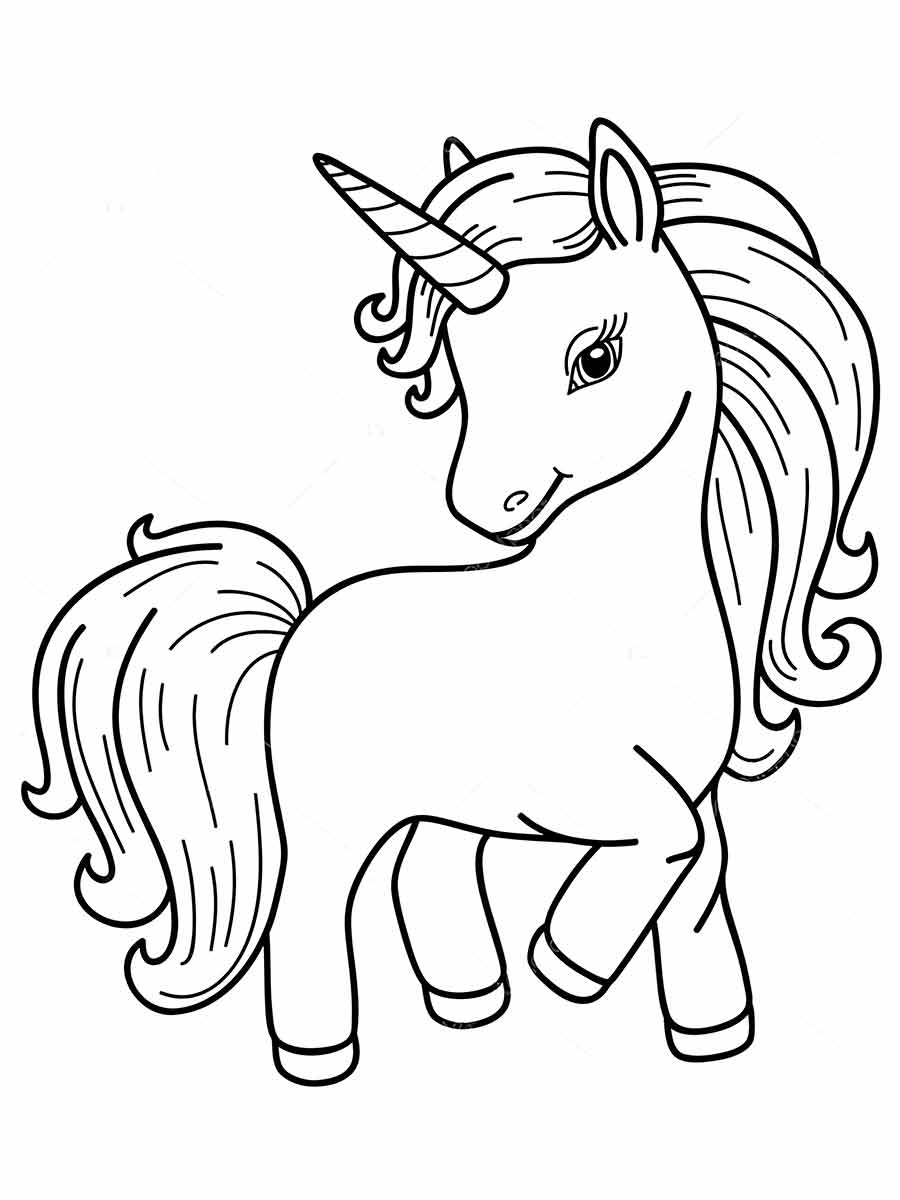 unicornio para colorir 9