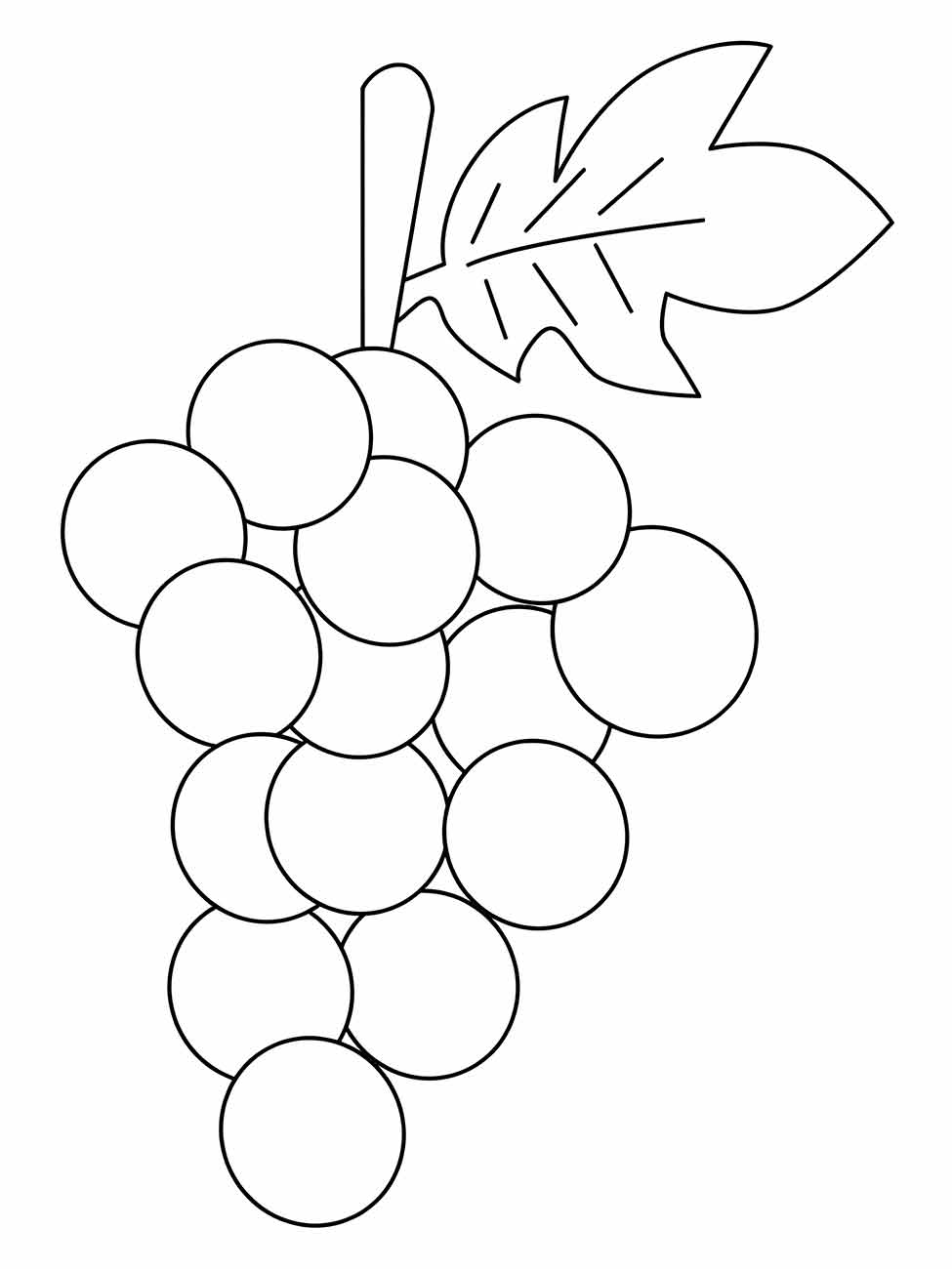 uvas para colorir 1