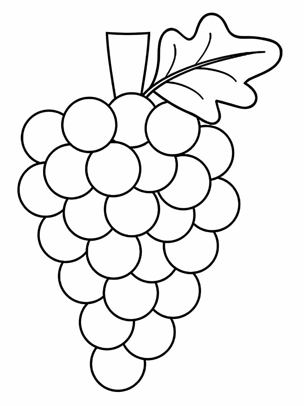 uvas para colorir 10