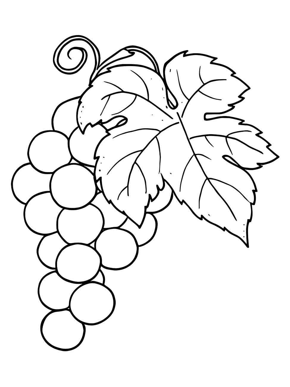 uvas para colorir 11