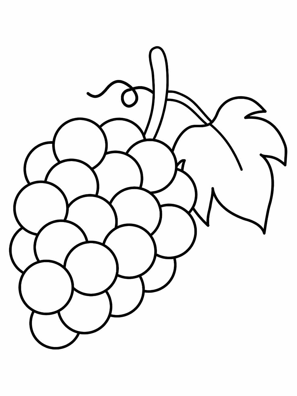 uvas para colorir 6