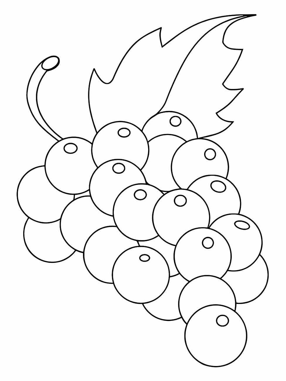 uvas para colorir 7