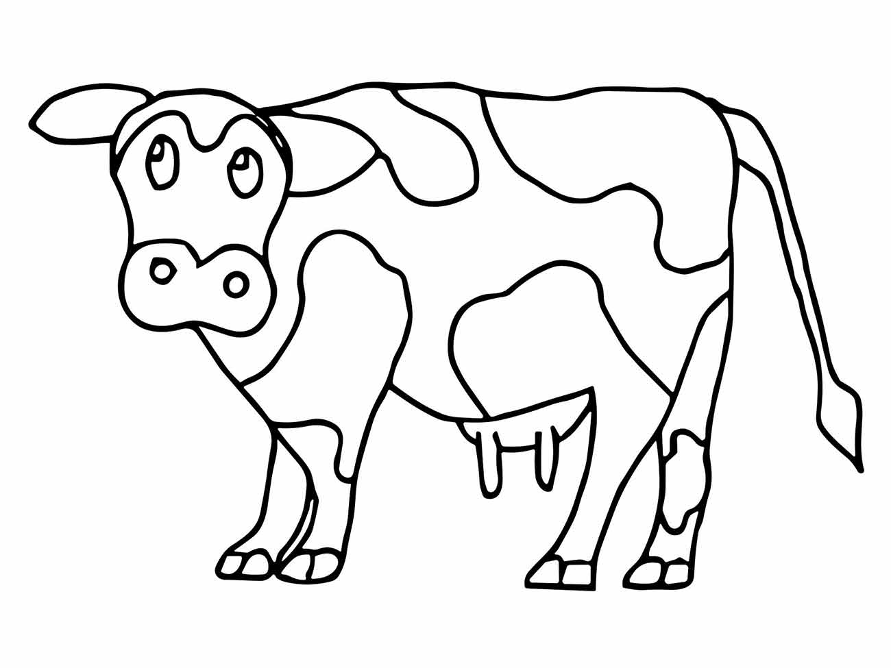 vacas para colorir 1