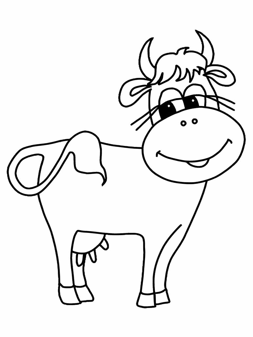 vacas para colorir 10