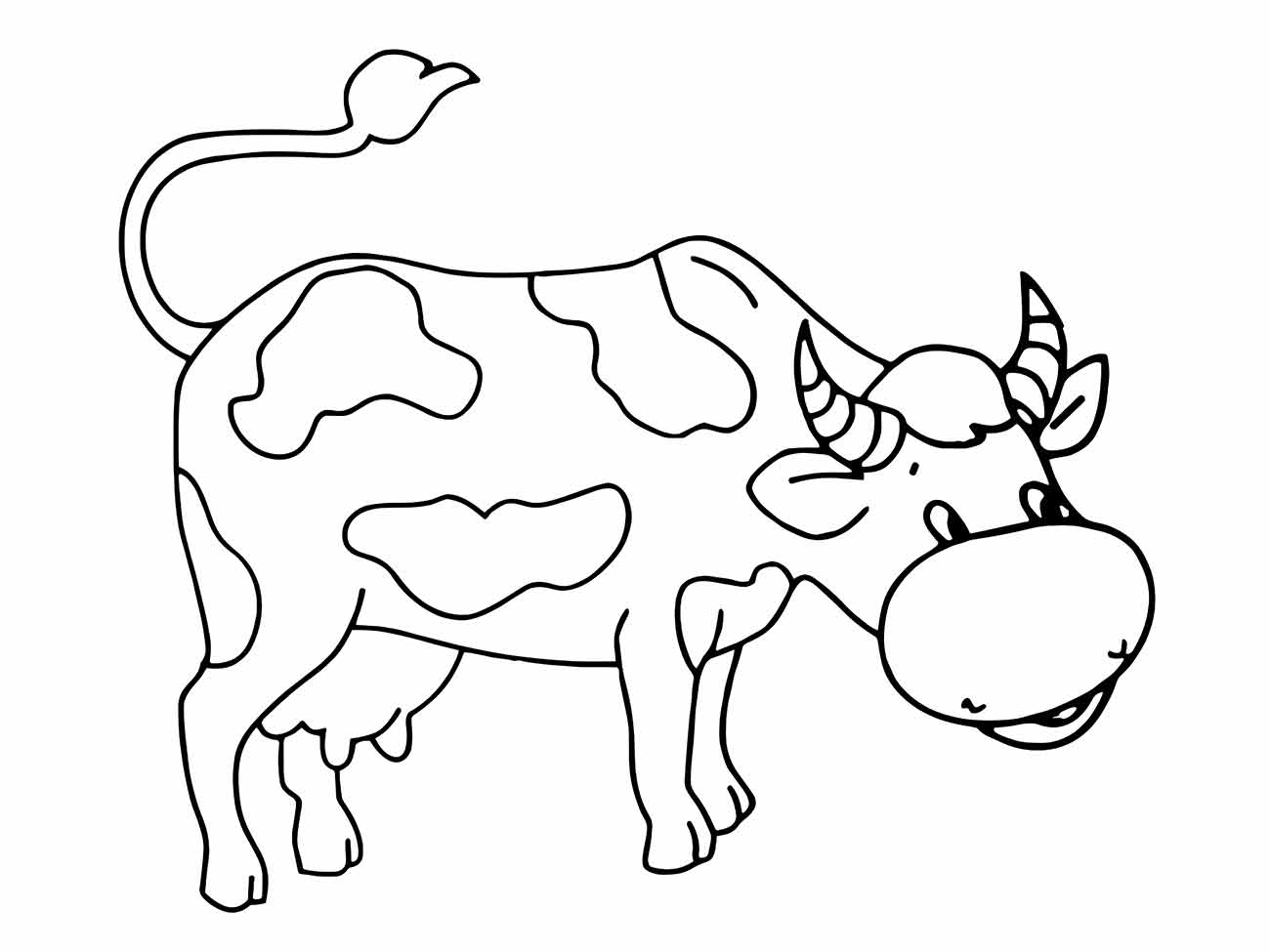 vacas para colorir 19