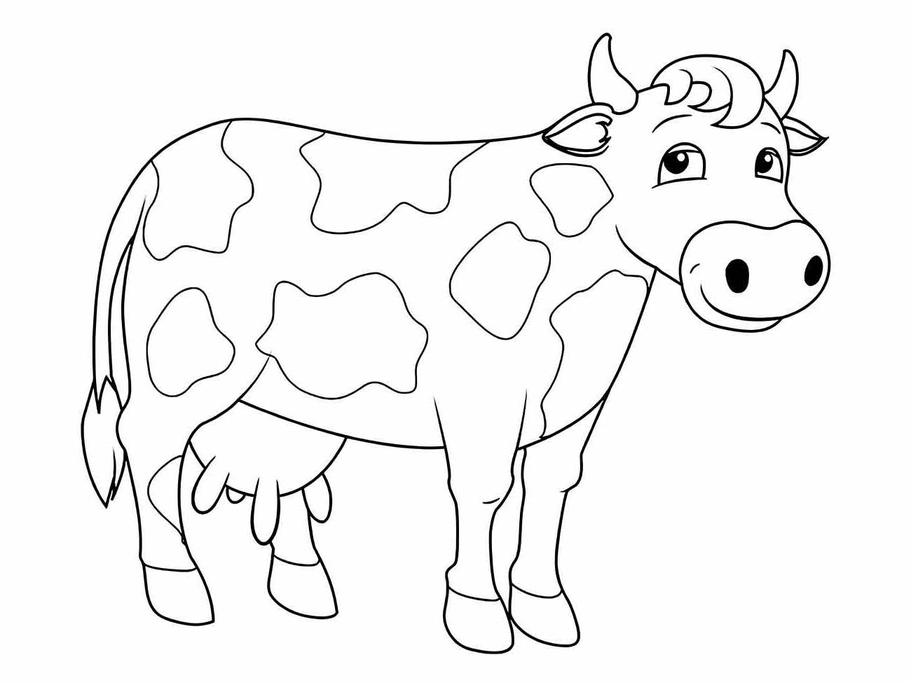 vacas para colorir 2