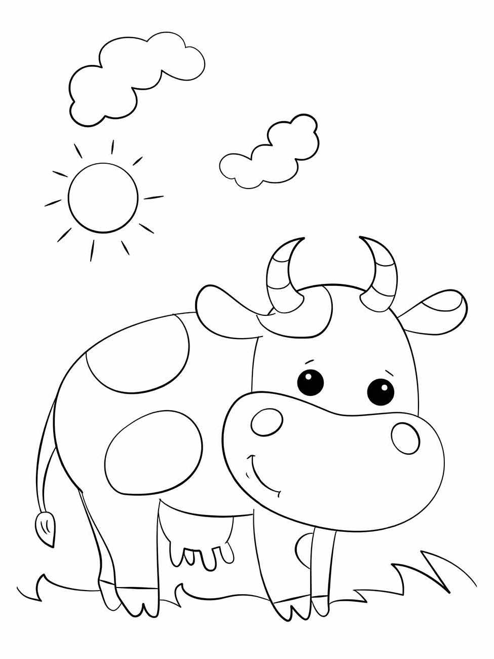 vacas para colorir 28