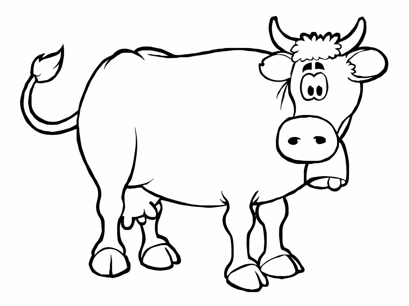 vacas para colorir 8