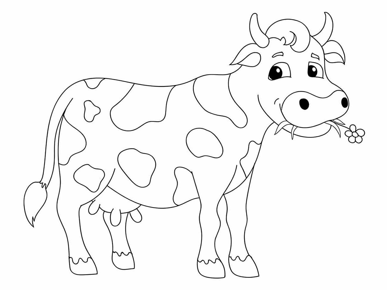 vacas para colorir 9