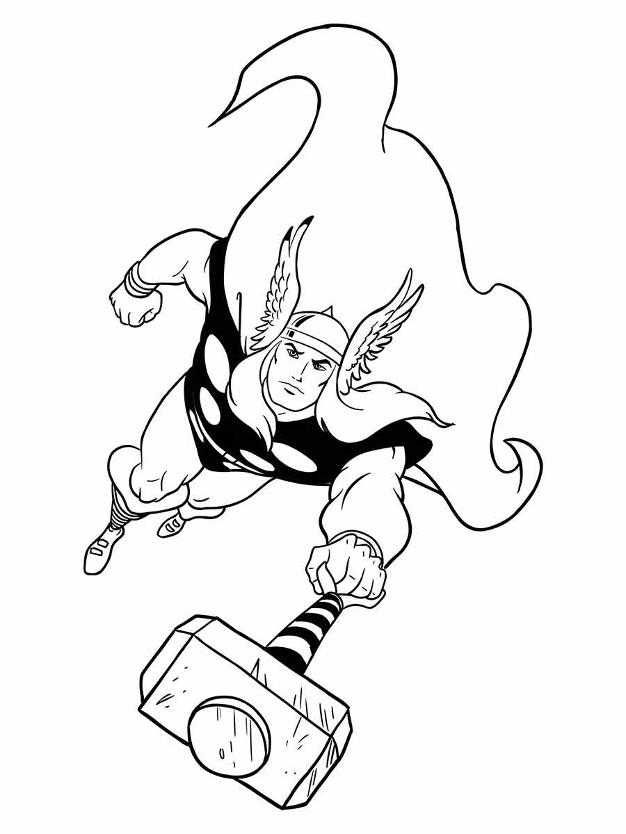 vingadores para colorir 63