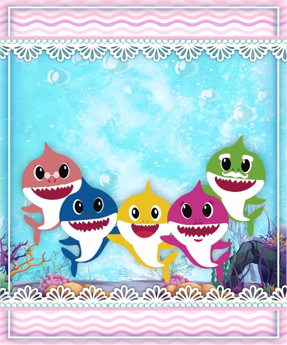 Etiqueta Escolar Baby Shark Menina (5)