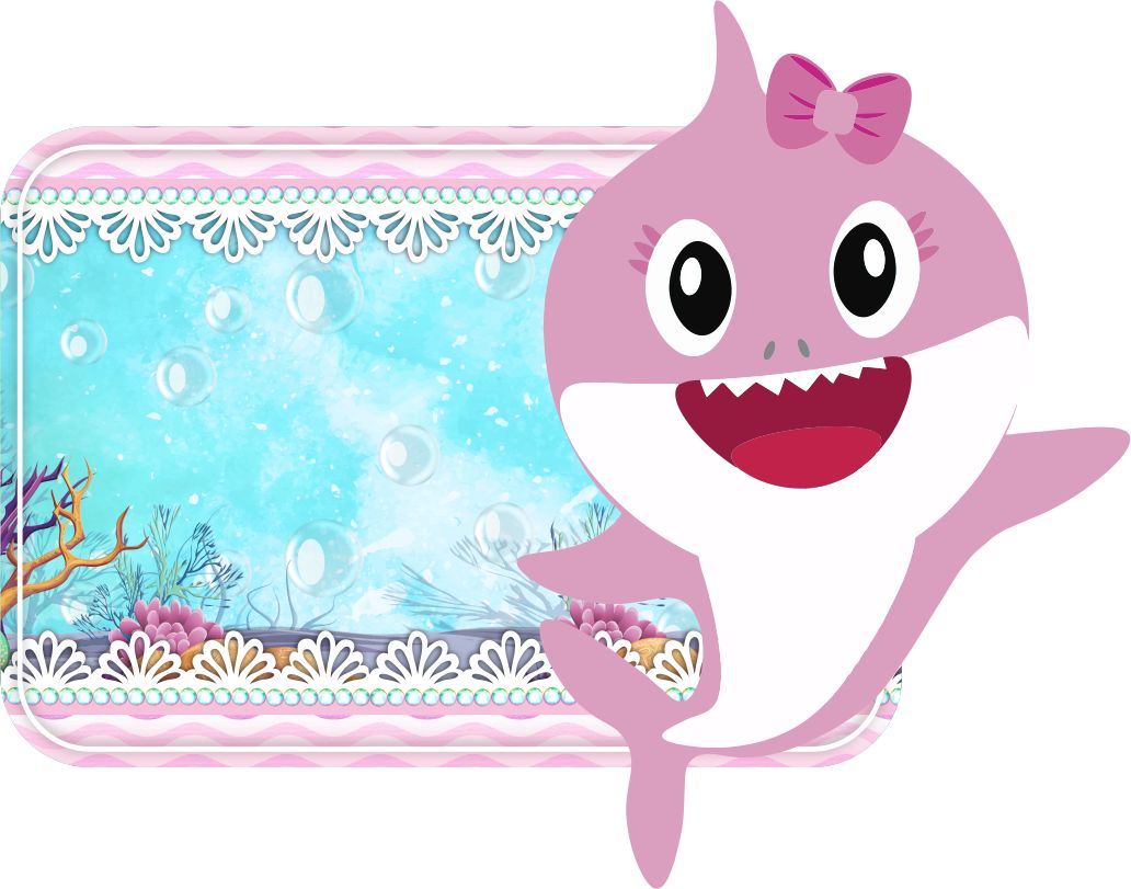 Etiqueta Escolar Baby Shark Menina (8)