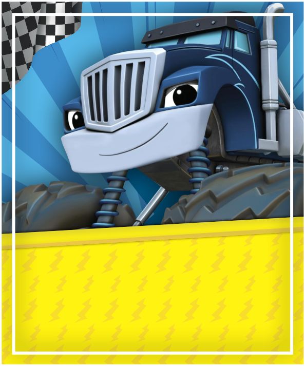 Etiqueta Escolar Blaze And The Monster Machines (5)