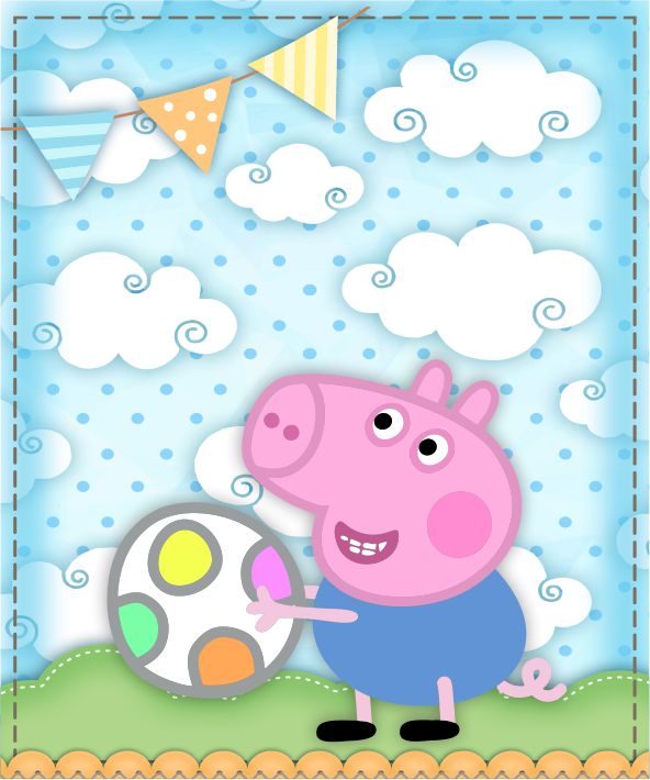 Etiqueta Escolar George Pig (5)