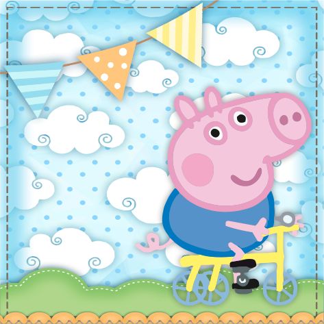 Etiqueta Escolar George Pig (6)