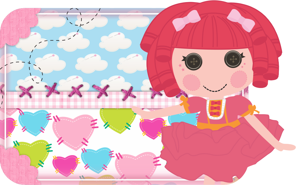 Etiqueta Escolar LalaLoopsy (1)