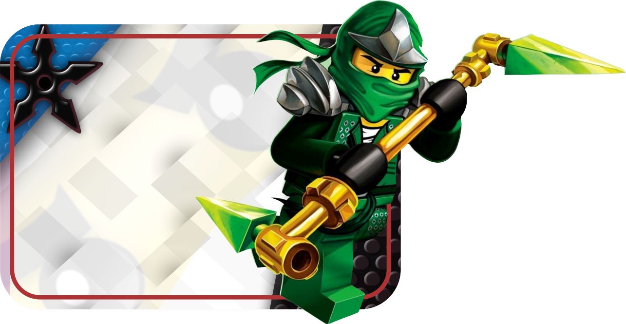 Etiqueta Escolar Lego NinjaGo (1)