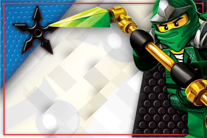 Etiqueta Escolar Lego NinjaGo (3)