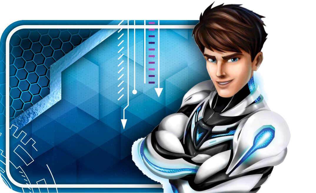 Etiqueta Escolar Max Steel (1)