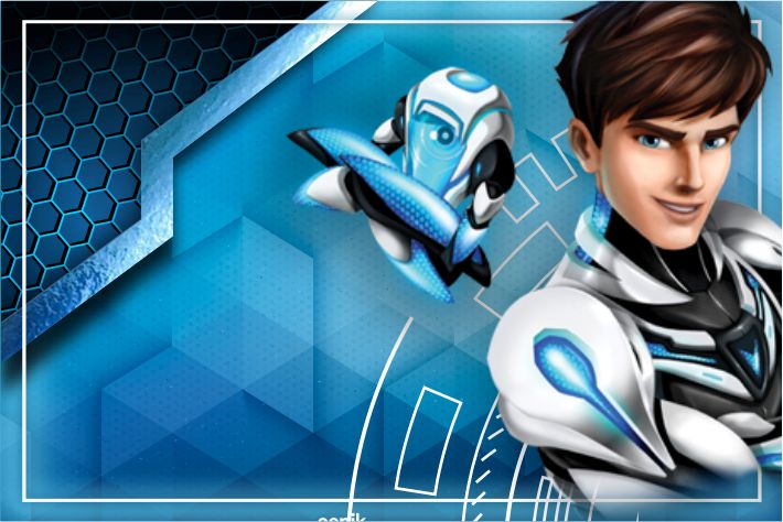 Etiqueta Escolar Max Steel (3)