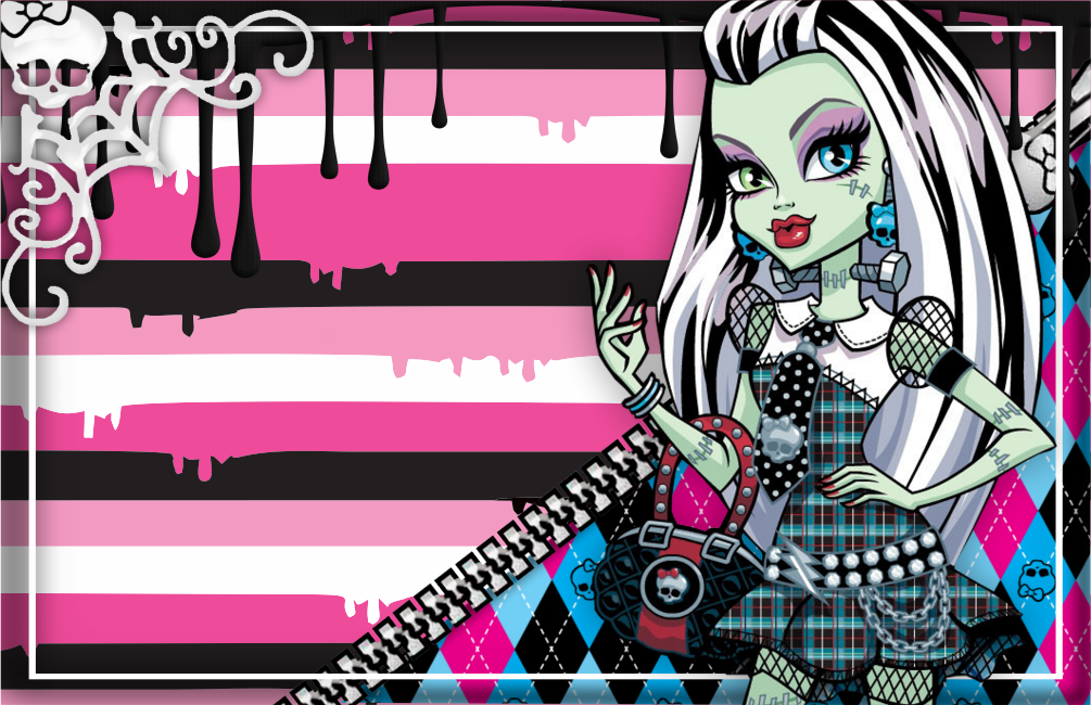 Etiqueta Escolar Monster High (2)