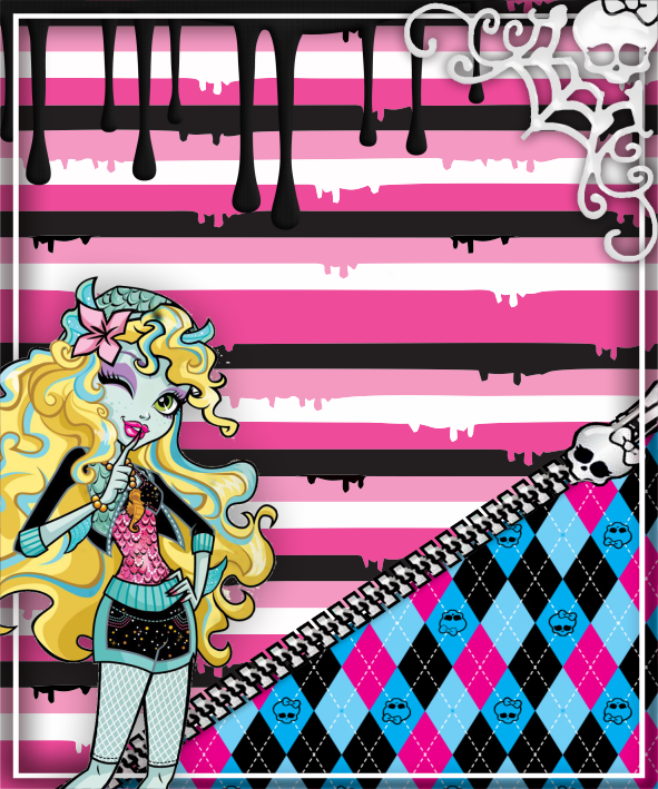 Etiqueta Escolar Monster High (5)