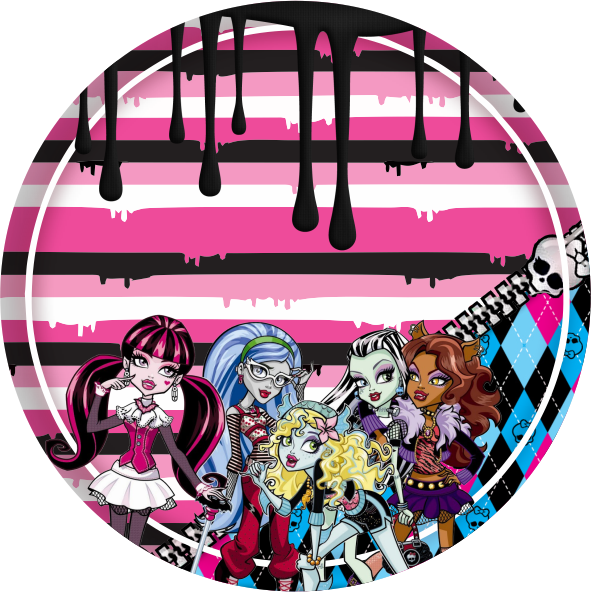 Etiqueta Escolar Monster High (7)