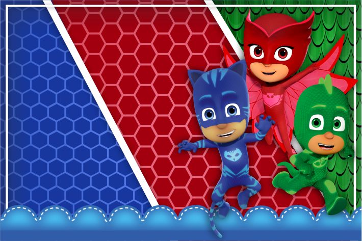 Etiqueta Escolar PJ Masks (3)