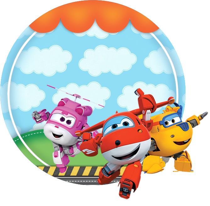 Etiqueta Escolar Super Wings (7)