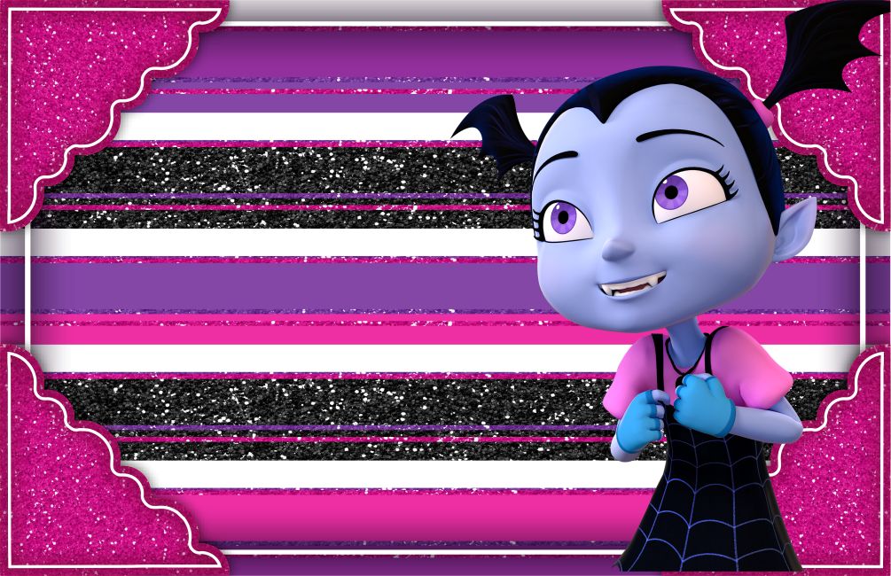 Etiqueta Escolar Vampirina (2)