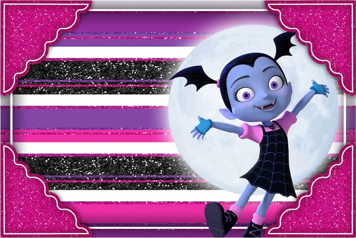 Etiqueta Escolar Vampirina (3)