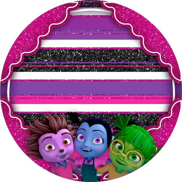 Etiqueta Escolar Vampirina (7)