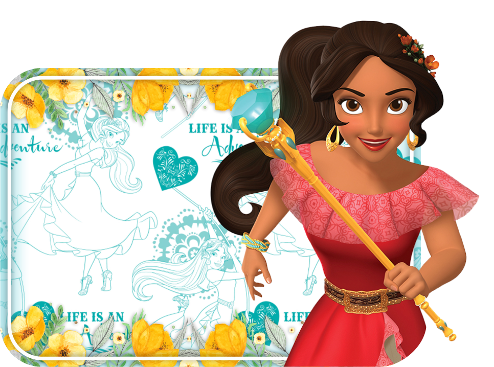 Etiqueta escolar Elena de Avalor (1)