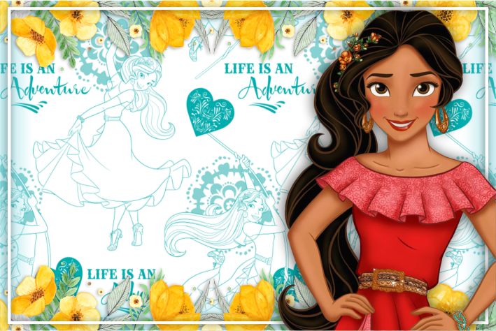 Etiqueta escolar Elena de Avalor (3)