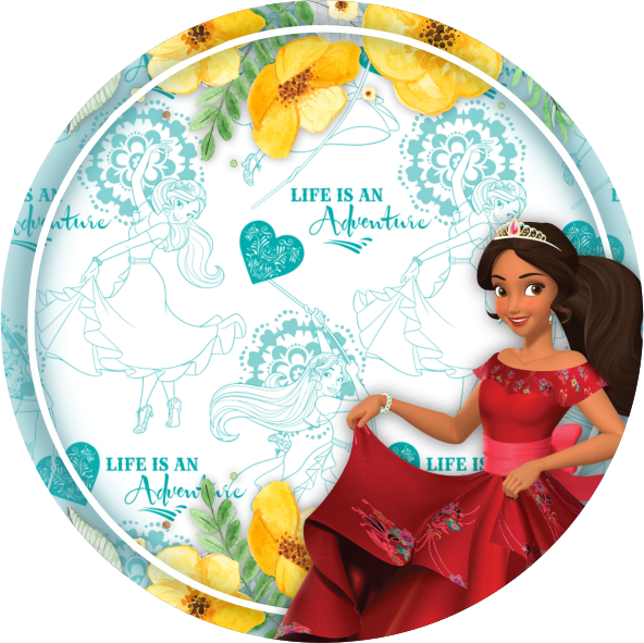 Etiqueta escolar Elena de Avalor (7)