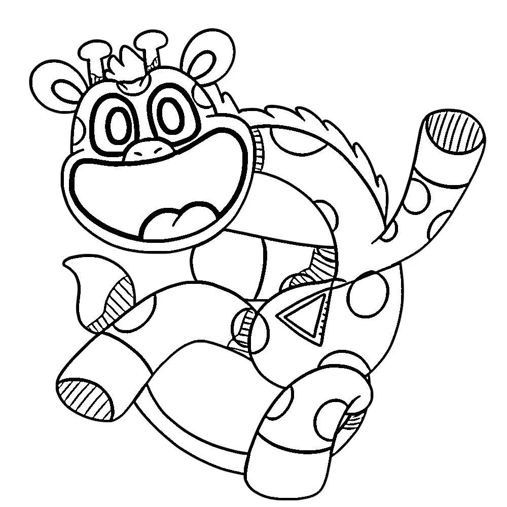 coloriage Smiling Critters et dessin a imprimer