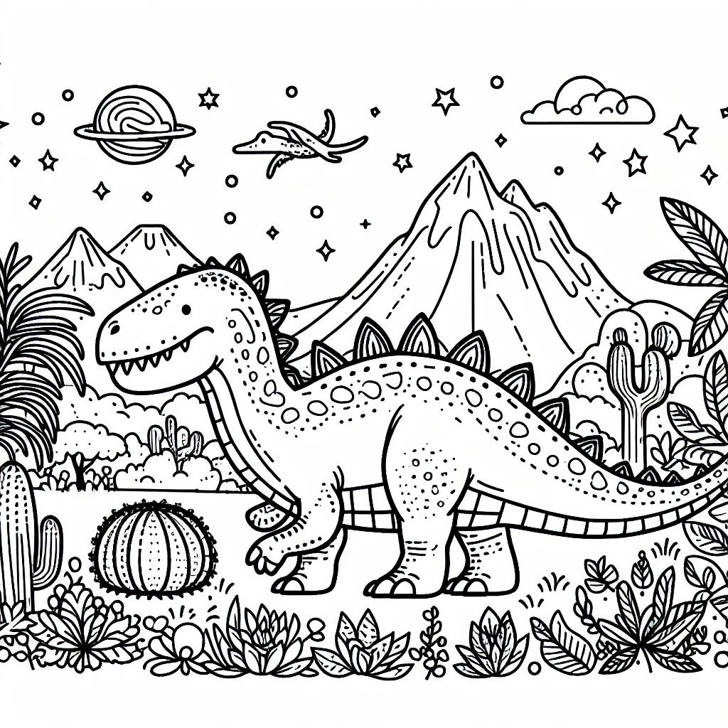 Dinossauro para colorir (3)