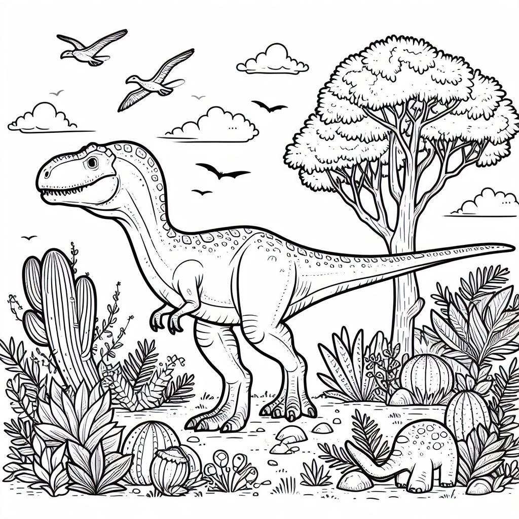 Dinossauro para colorir (4)