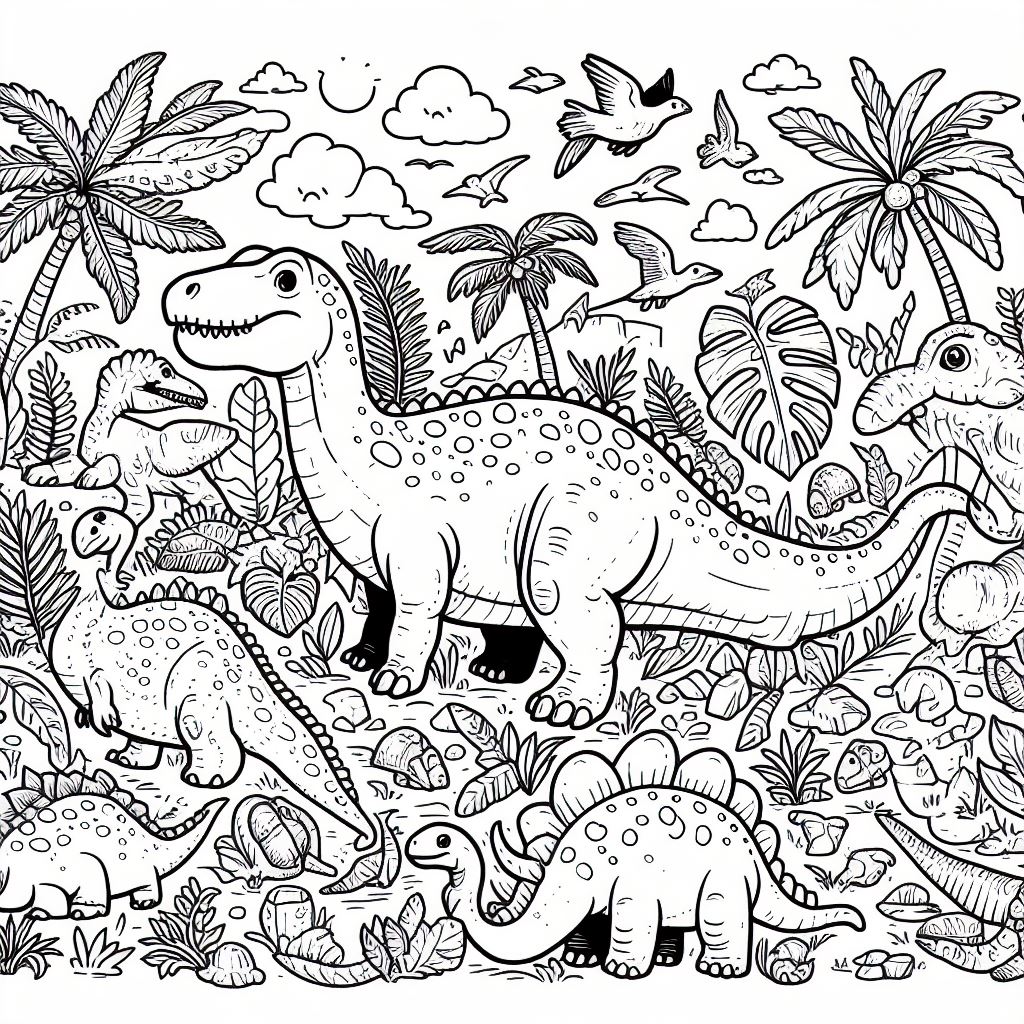 Dinossauro para colorir (5)