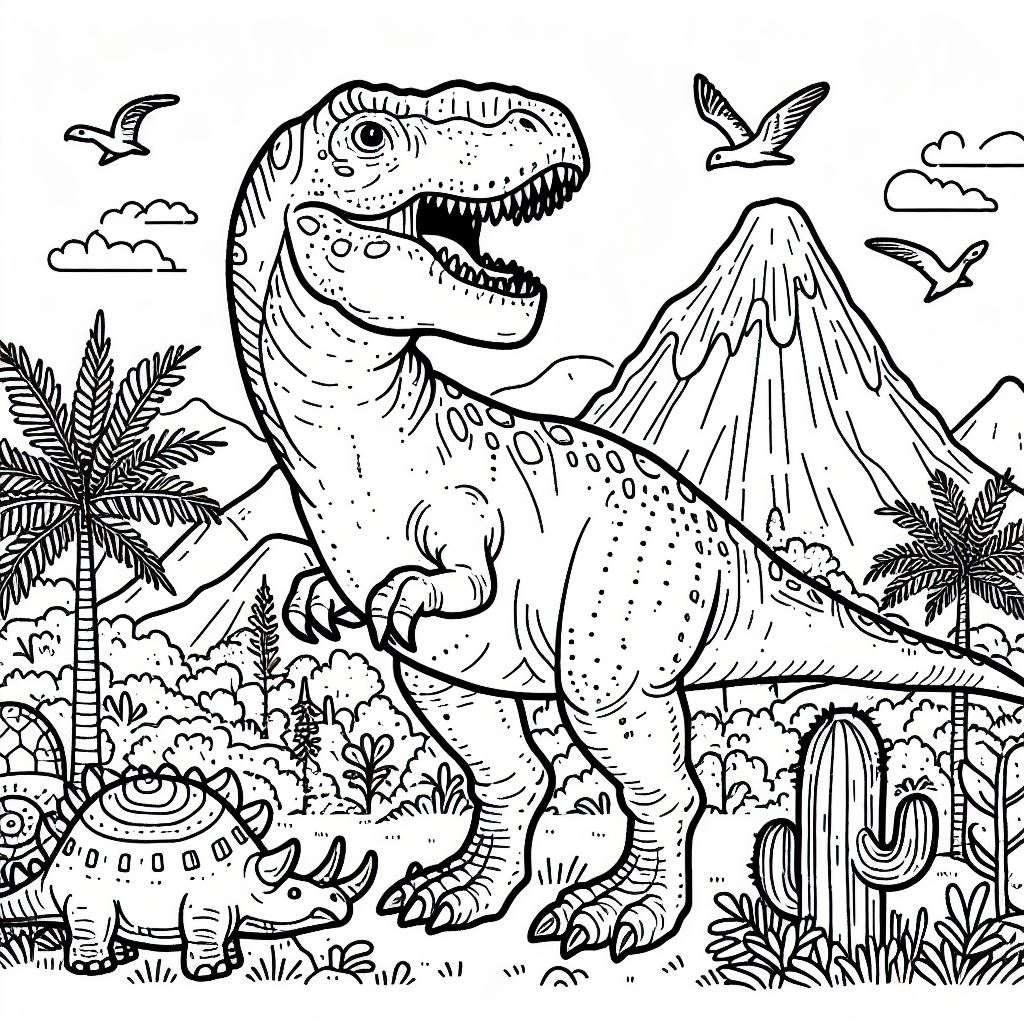 Dinossauro para colorir (6)