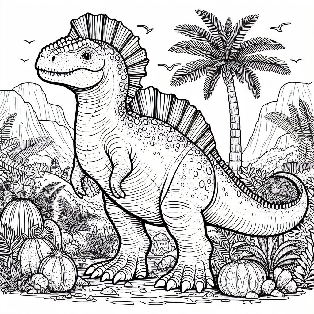 Dinossauro para colorir (8)