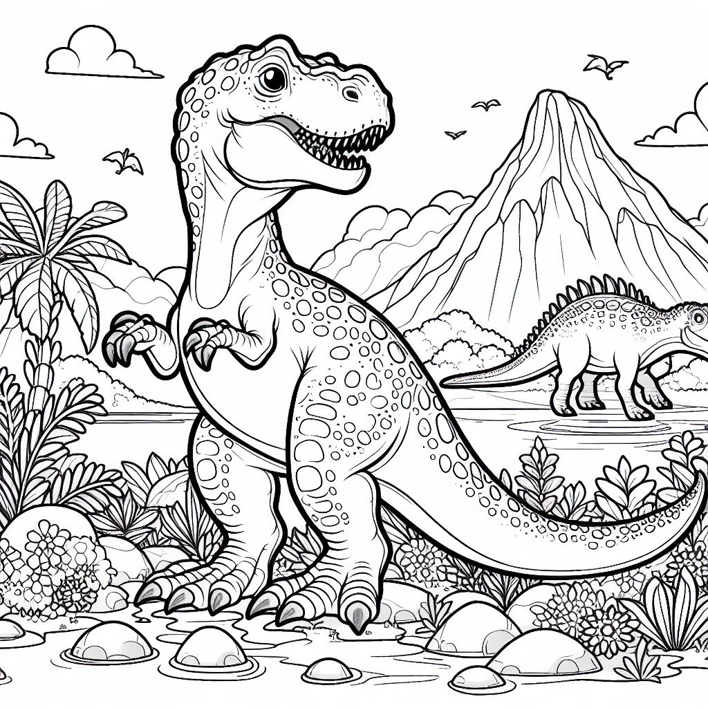 Dinossauro para colorir (9)