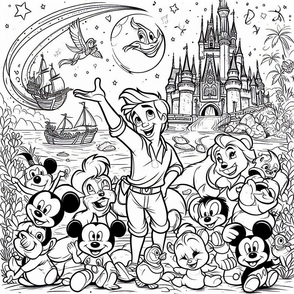 Disney para colorir (4)