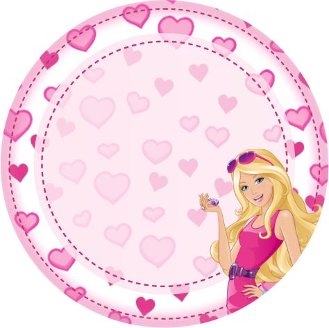 Etiqueta Escolar Barbie (4)