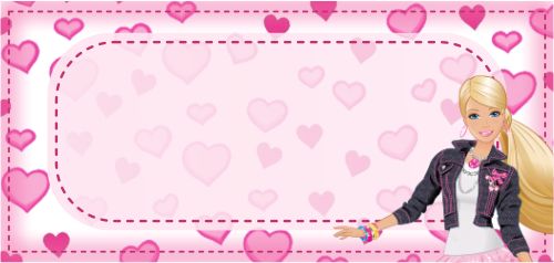 Etiqueta Escolar Barbie (5)