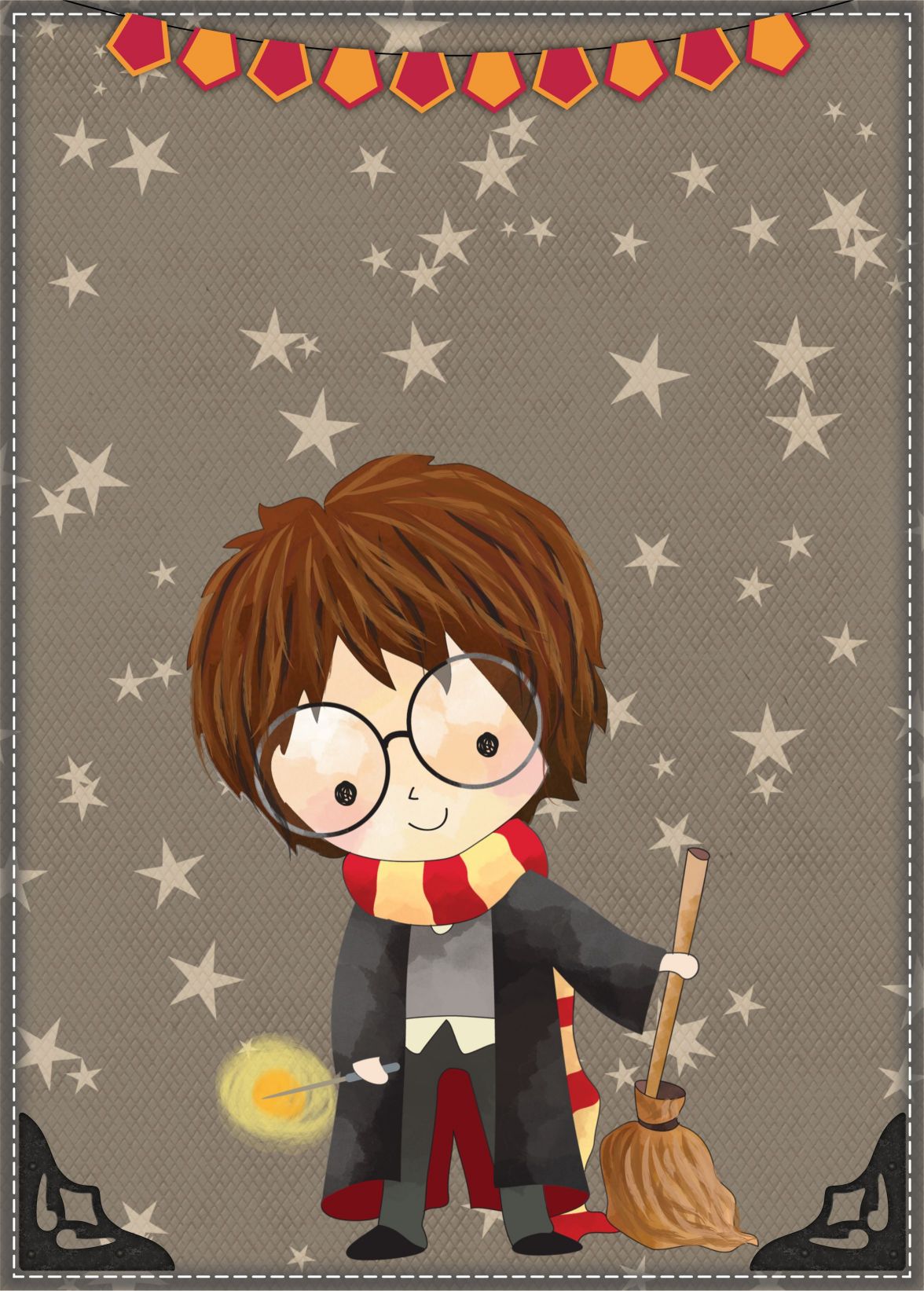 Etiqueta Escolar Harry Potter (9)